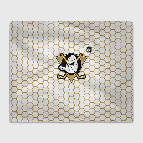 Плед Анахайм Дакс - белые соты / 3D-Велсофт – фото 1