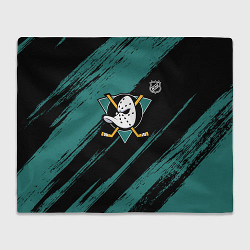 Плед Анахайм Дакс - зеленая краска / 3D-Велсофт – фото 1