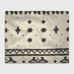 Плед Африканские примитивные узоры