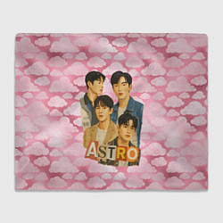 Плед флисовый Astro участники из журналов, цвет: 3D-велсофт