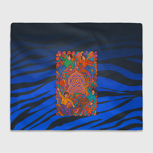 Плед Astro психоделика / 3D-Велсофт – фото 1