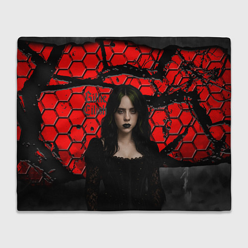 Плед Билли Айлиш готический образ / 3D-Велсофт – фото 1