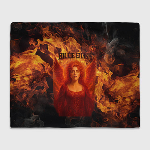 Плед Билли Айлиш из огня / 3D-Велсофт – фото 1