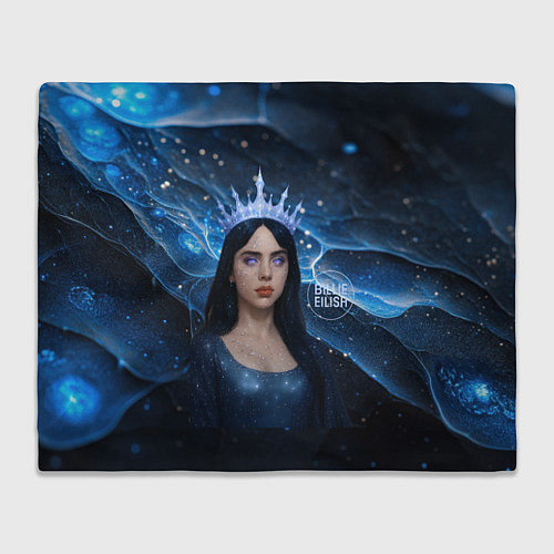 Плед Билли Айлиш в стиле снежной королевы / 3D-Велсофт – фото 1