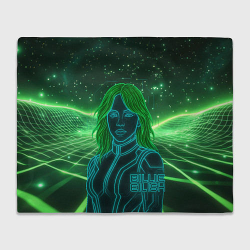 Плед Билли Айлиш из неона / 3D-Велсофт – фото 1