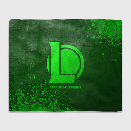 Плед League of Legends - green gradient / 3D-Велсофт – фото 1