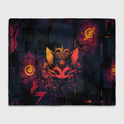 Плед флисовый Магический лисёнок, цвет: 3D-велсофт