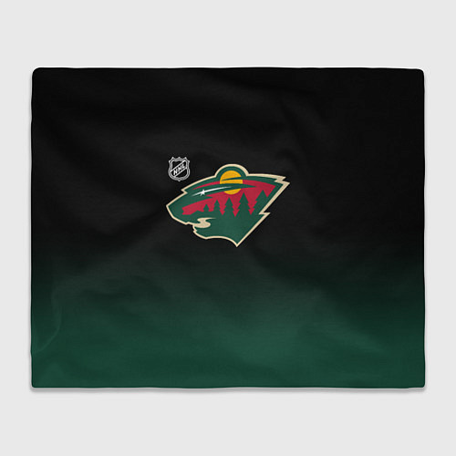 Плед Миннесота Уайлд - градиент / 3D-Велсофт – фото 1