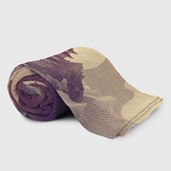 Плед флисовый Ретро иллюстрация Японского храма, цвет: 3D-велсофт — фото 2