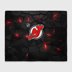 Плед Нью Джерси Девилз - плиты с подсветкой