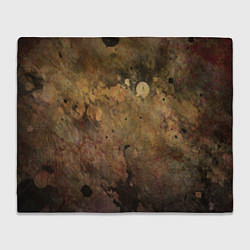 Плед флисовый Абстракция - dark pink paint spill, цвет: 3D-велсофт