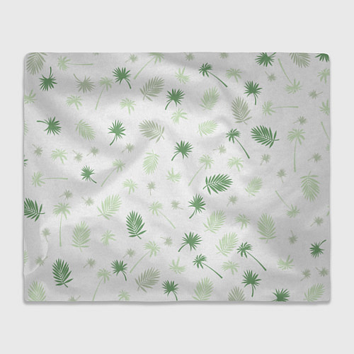 Плед Текстура белой гавайской рубашки / 3D-Велсофт – фото 1