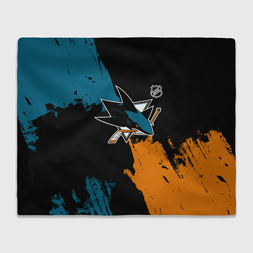 Плед Сан Хосе Шаркс - два цвета / 3D-Велсофт – фото 1