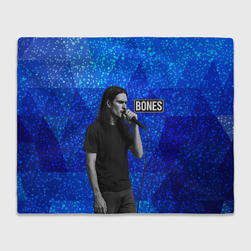 Плед Bones стоит с микрофоном / 3D-Велсофт – фото 1