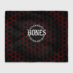 Плед Bones лого в цепях