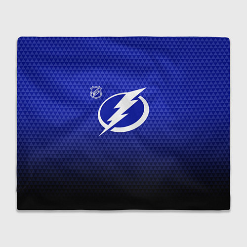 Плед Тампа Бэй Лайтнинг - синий градиент / 3D-Велсофт – фото 1
