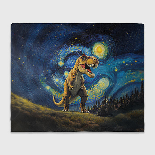 Плед Звездная ночь - Тираннозавр / 3D-Велсофт – фото 1