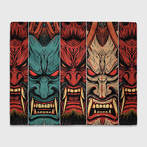 Плед Demons Oni - neuroart / 3D-Велсофт – фото 1