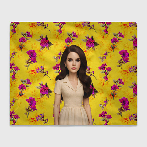 Плед Lana Del Rey образ куклы / 3D-Велсофт – фото 1