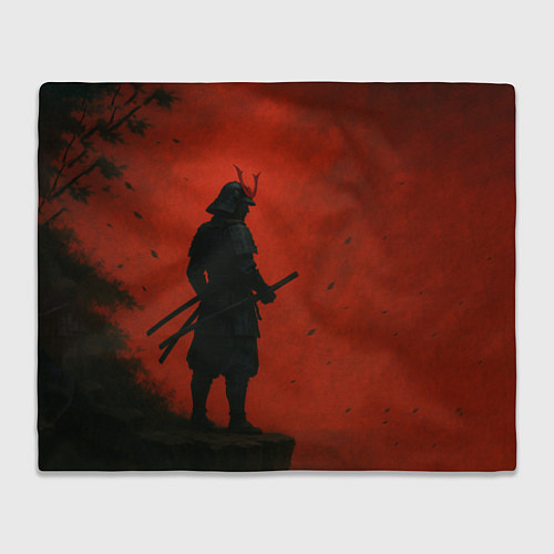 Плед Ghost of Tsushima - алый / 3D-Велсофт – фото 1