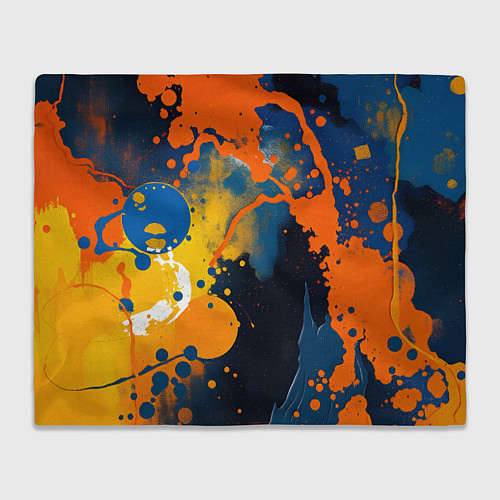 Плед Краска на стене / 3D-Велсофт – фото 1