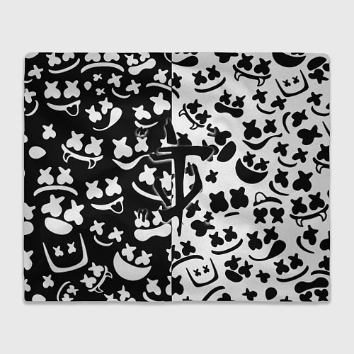 Плед Doom x Marshmello pattern / 3D-Велсофт – фото 1