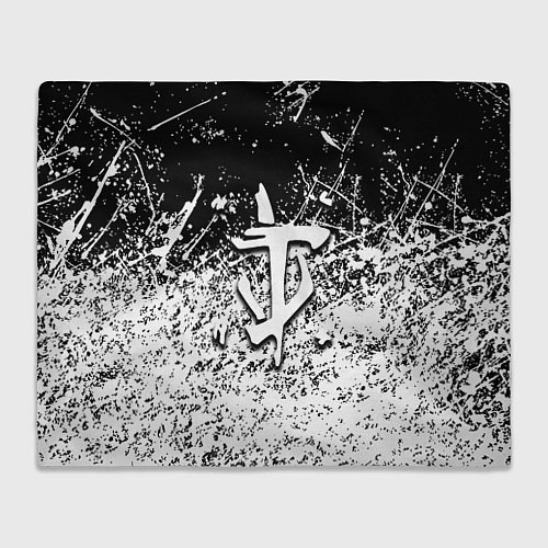 Плед Doom краски всплеск кисти / 3D-Велсофт – фото 1