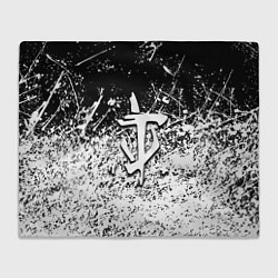 Плед Doom краски всплеск кисти