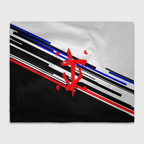 Плед Doom line color / 3D-Велсофт – фото 1