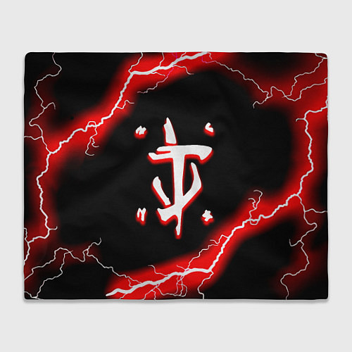 Плед Doom красный шторм / 3D-Велсофт – фото 1