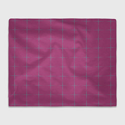 Плед флисовый Color pink stripes, цвет: 3D-велсофт