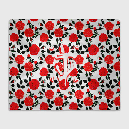 Плед Doom розы / 3D-Велсофт – фото 1