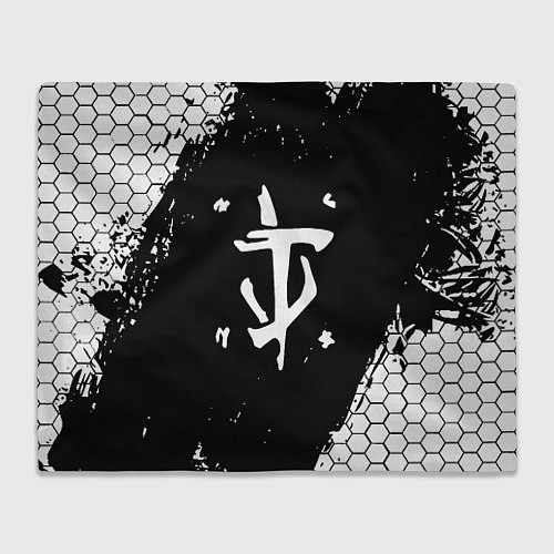 Плед Doom соты краски / 3D-Велсофт – фото 1