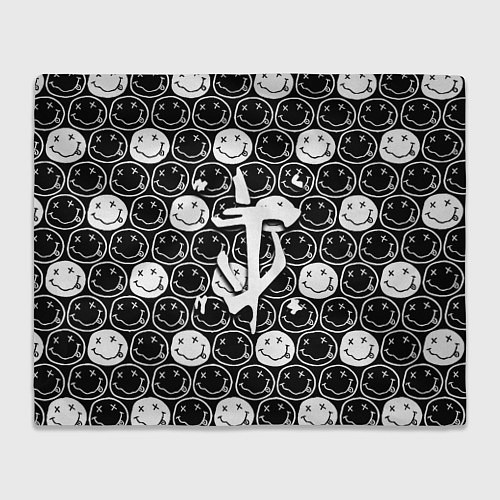 Плед Doom x nirvana pattern / 3D-Велсофт – фото 1