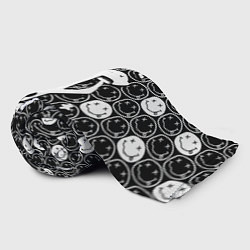 Плед флисовый Doom x nirvana pattern, цвет: 3D-велсофт — фото 2