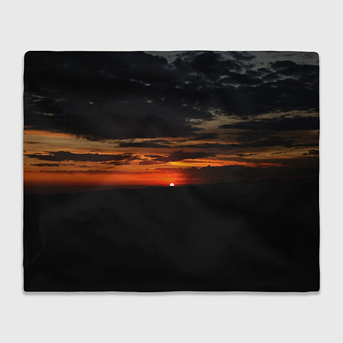 Плед Закат на плато / 3D-Велсофт – фото 1