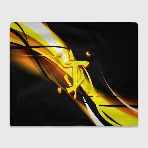 Плед Doom геометрия из полос / 3D-Велсофт – фото 1