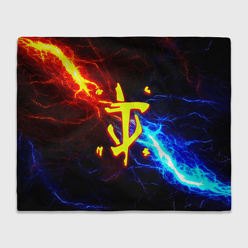 Плед Doom шторм с молниями / 3D-Велсофт – фото 1