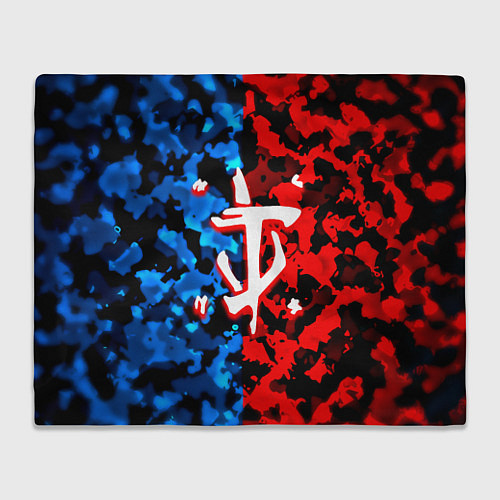 Плед Doom камуфляж текстура / 3D-Велсофт – фото 1