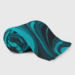 Плед флисовый Мраморный малахитовый узор из изумрудных разводов, цвет: 3D-велсофт — фото 2