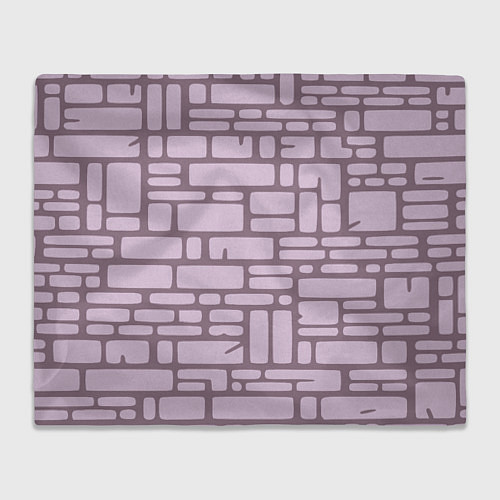 Плед Кирпичная кладка / 3D-Велсофт – фото 1