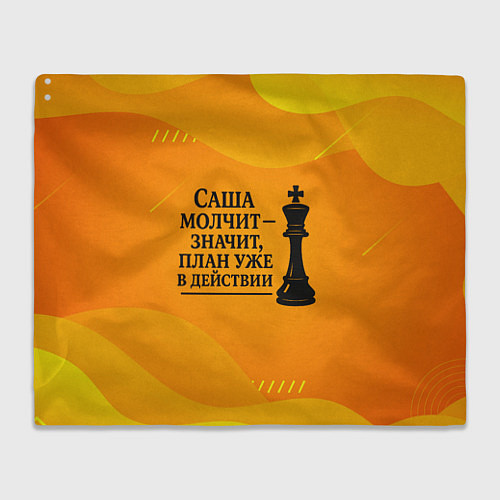 Плед Саша молчит план в действии / 3D-Велсофт – фото 1