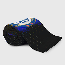Плед флисовый Chelsea соты неоновые, цвет: 3D-велсофт — фото 2