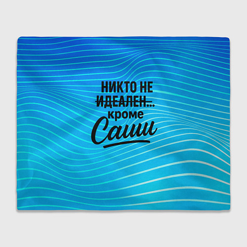 Плед Никто не идеален кроме Саши / 3D-Велсофт – фото 1