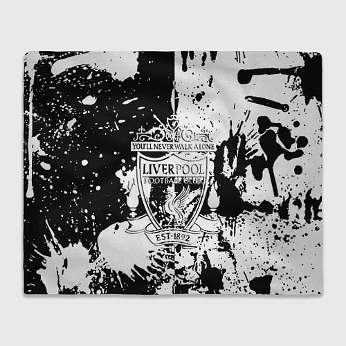 Плед Liverpool краски текстура / 3D-Велсофт – фото 1