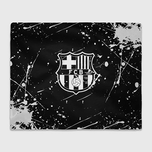 Плед Barcelona краски белые / 3D-Велсофт – фото 1