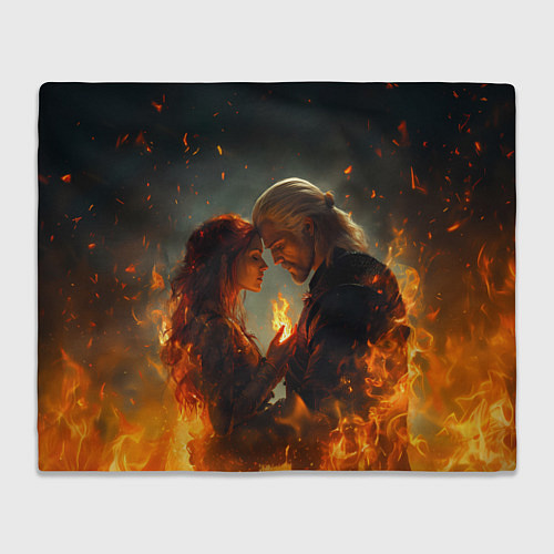 Плед Ведьмак и Трисс огненная стихия / 3D-Велсофт – фото 1