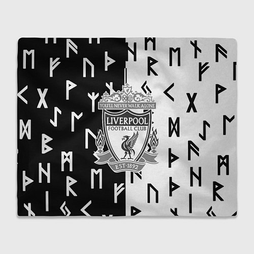Плед Liverpool символы текстура / 3D-Велсофт – фото 1