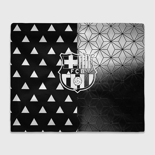 Плед Barcelona geometry black / 3D-Велсофт – фото 1