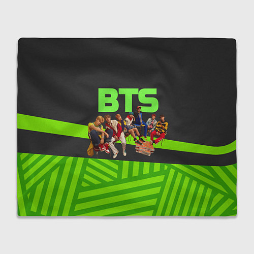 Плед BTS на стульях / 3D-Велсофт – фото 1
